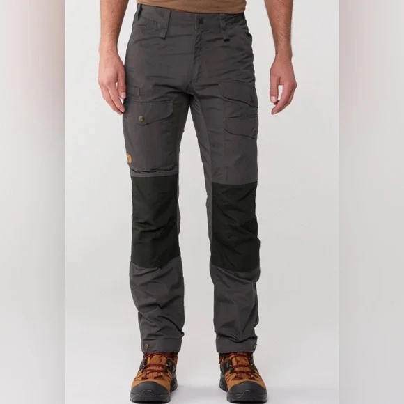 Fjallraven Vidda Pro Ventilated Trousers Men 38 black gray wind water resistant - Picture 1 of 14